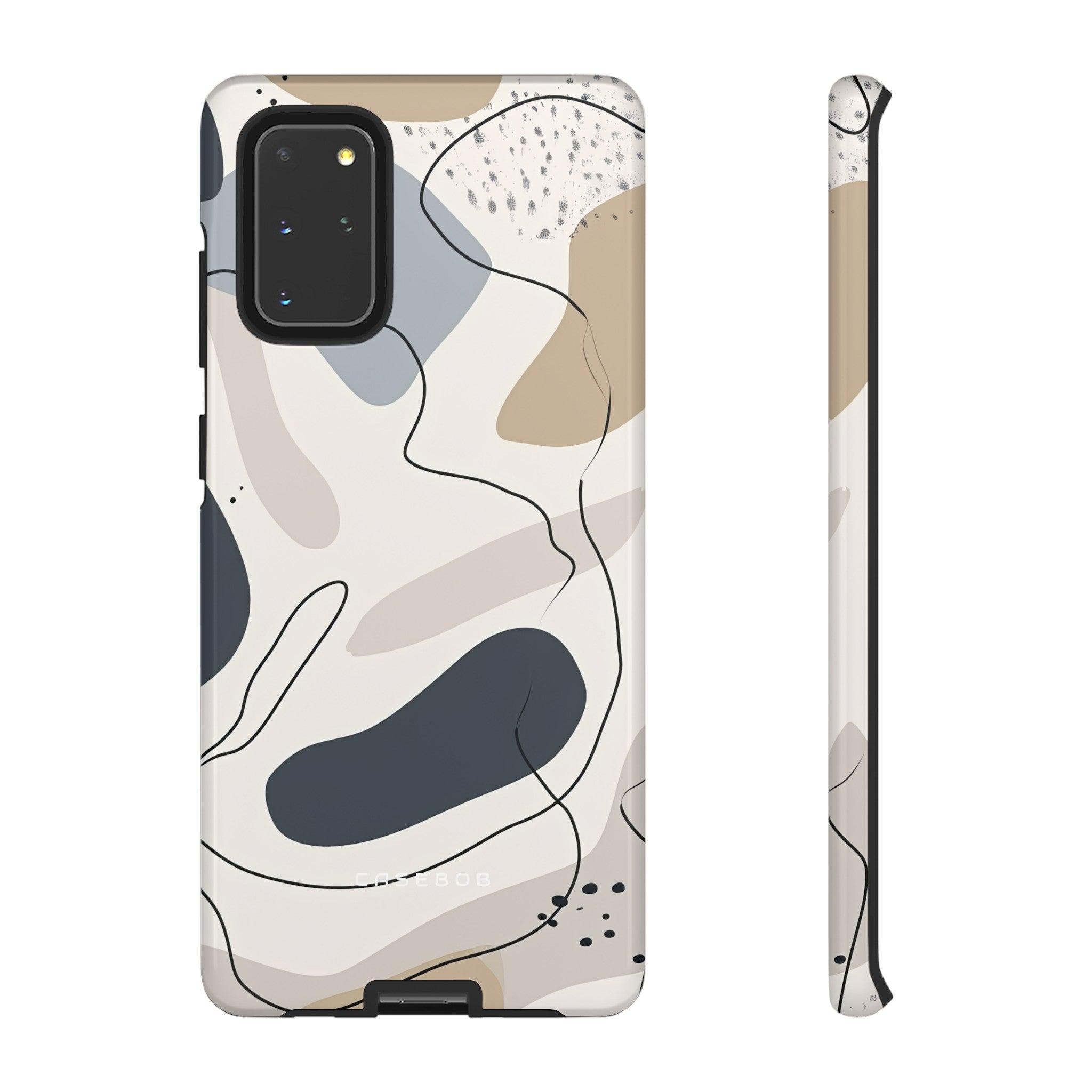 Grey Lines Simplicity - Protective Phone Case