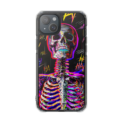 Neon Skeleton Chaos iPhone Case - Impact