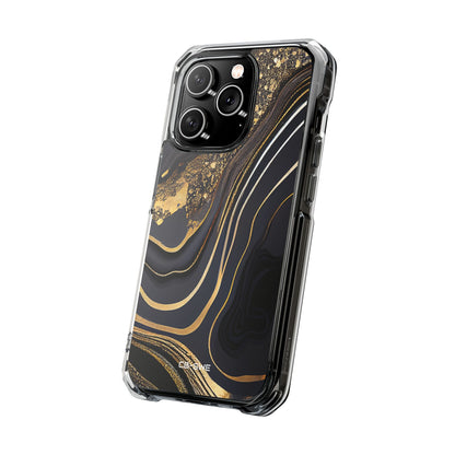 Elegant Gold Streams iPhone Case - Impact