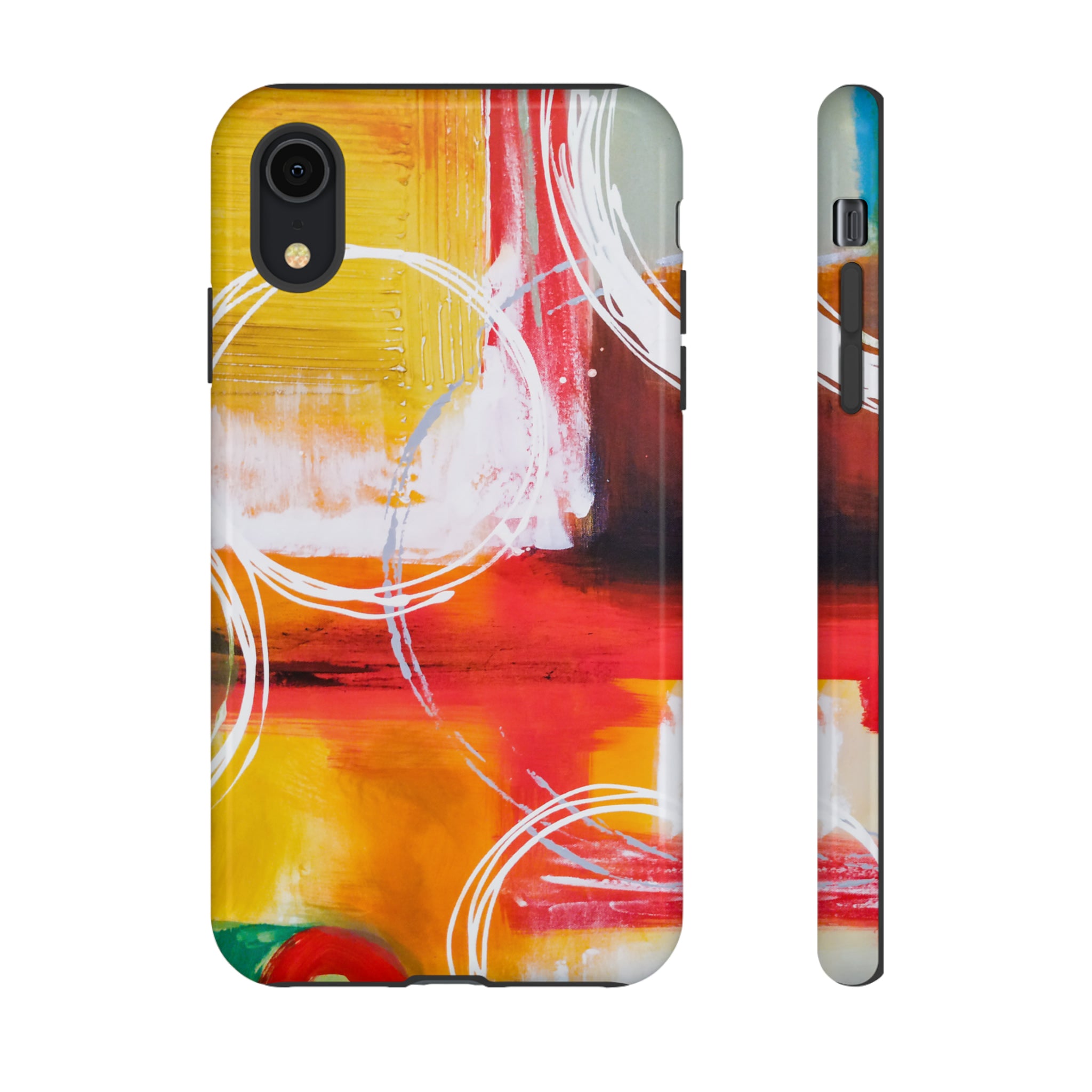 Abstract Yellow - Protective Phone Case