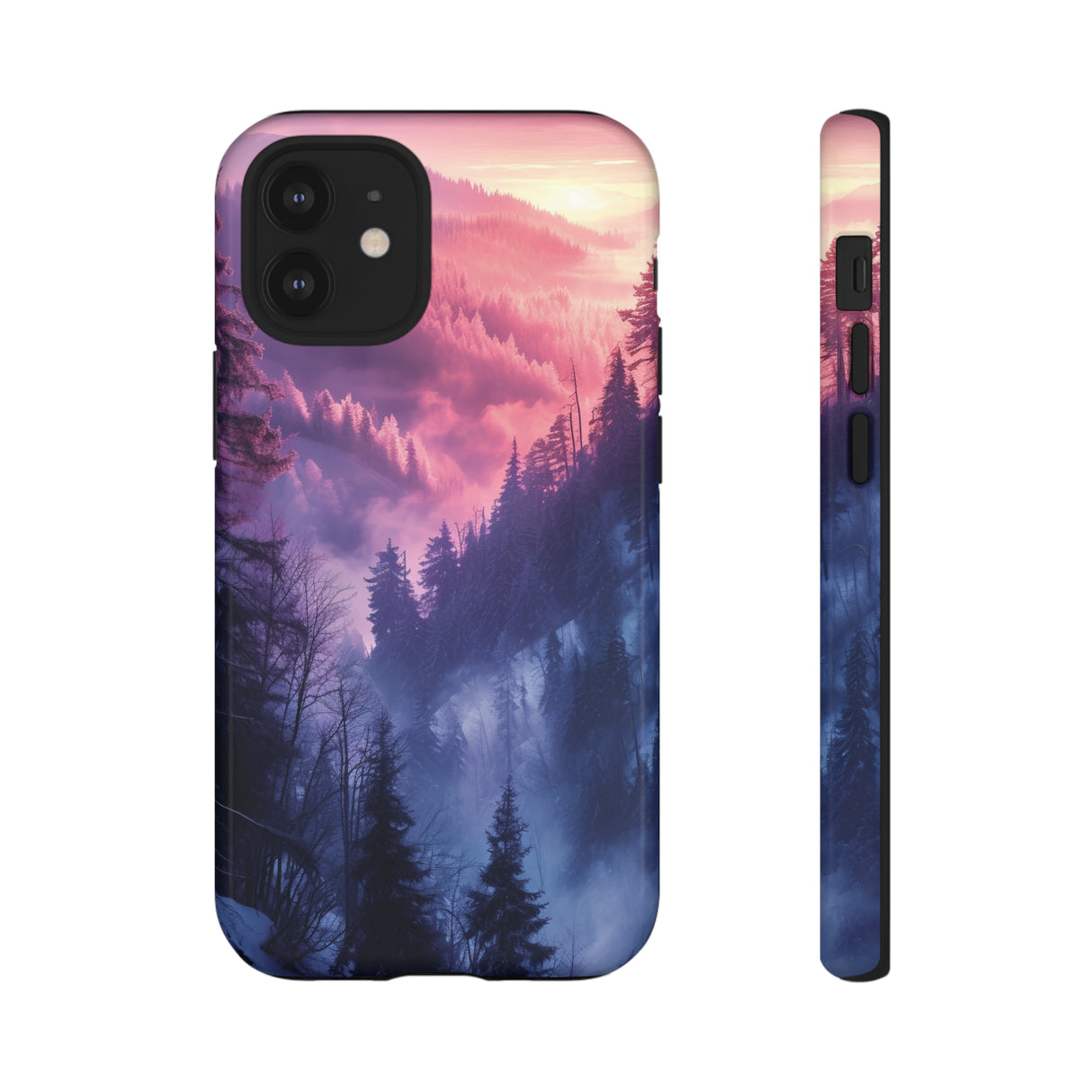 Forest Mountain Pastel Dream - Protective Phone Case