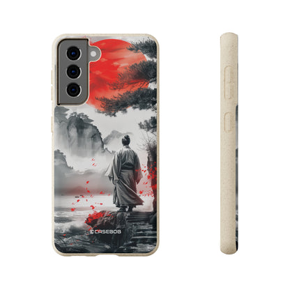 Serene Samurai Sunrise | Biodegradable Phone Case