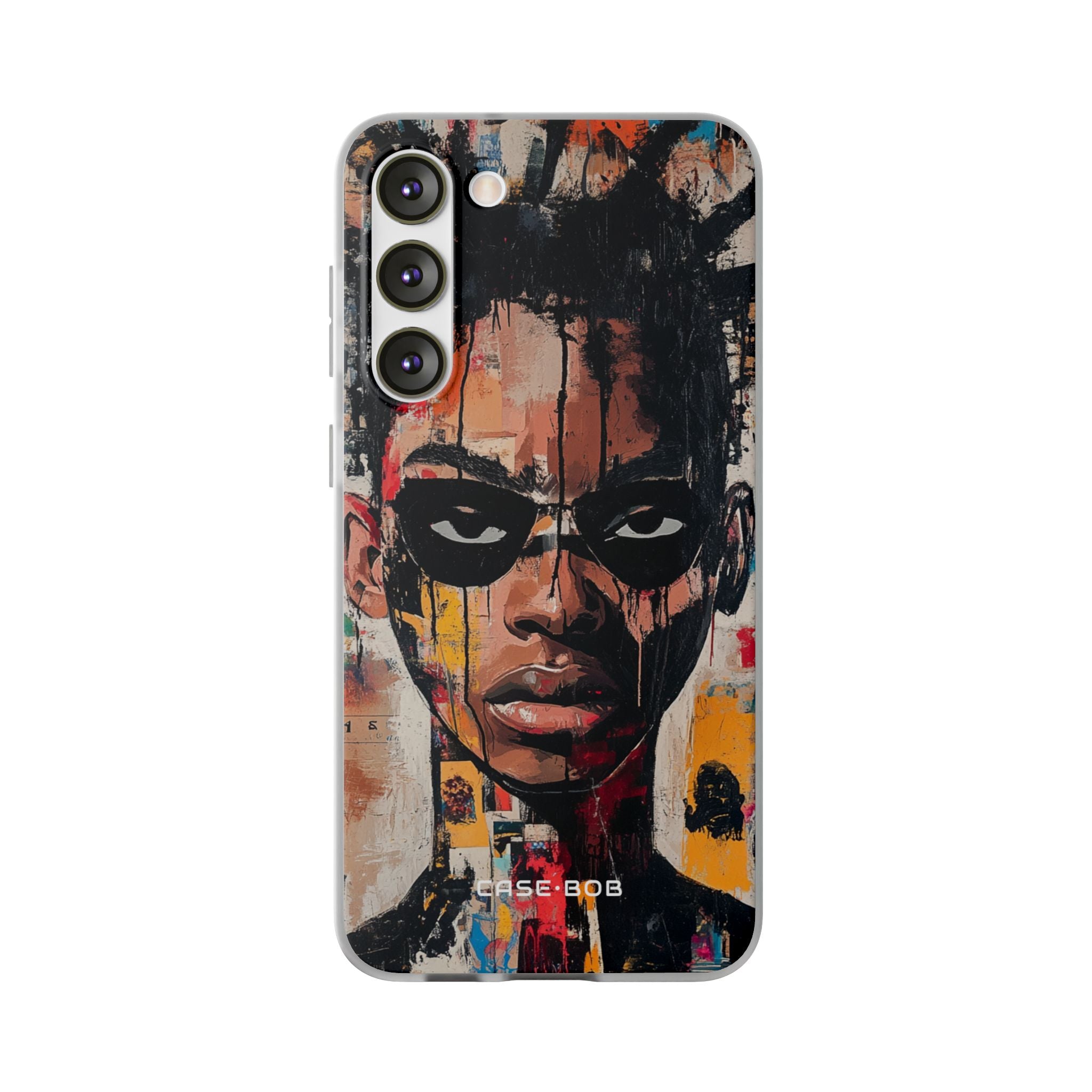 Masked Portrait Drips Samsung S23 Plus Case - Soft