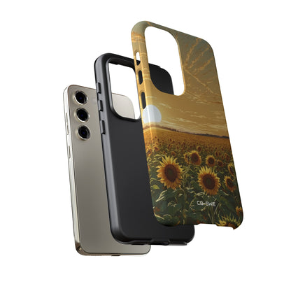 Sunflowers Embrace Sunset - Samsung Case