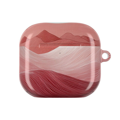 White Orb Dunes - AirPods Case