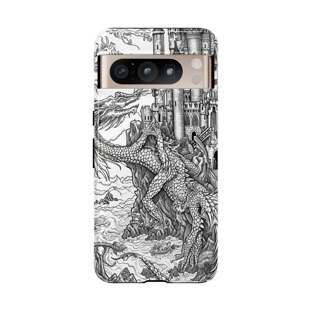 Dragon's Ascent | Protective Phone Case for Google Pixel