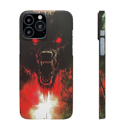 Bloodmoon Wolf's Lament iPhone 13 - Slim Phone Case