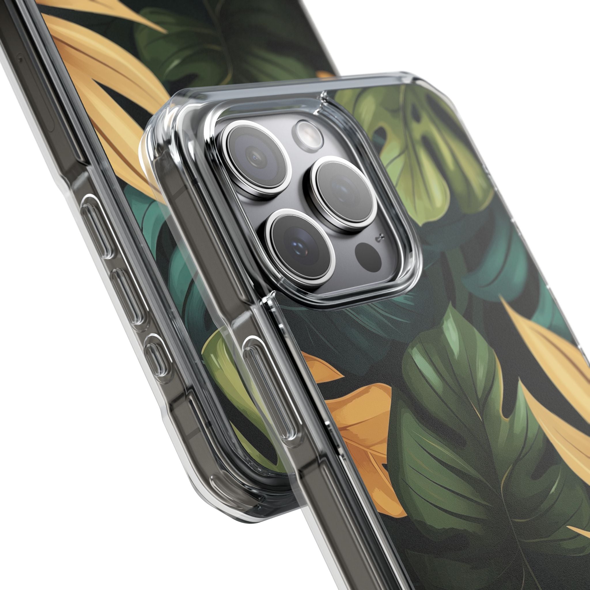 Tropical Leaves Dance iPhone Case - Impact