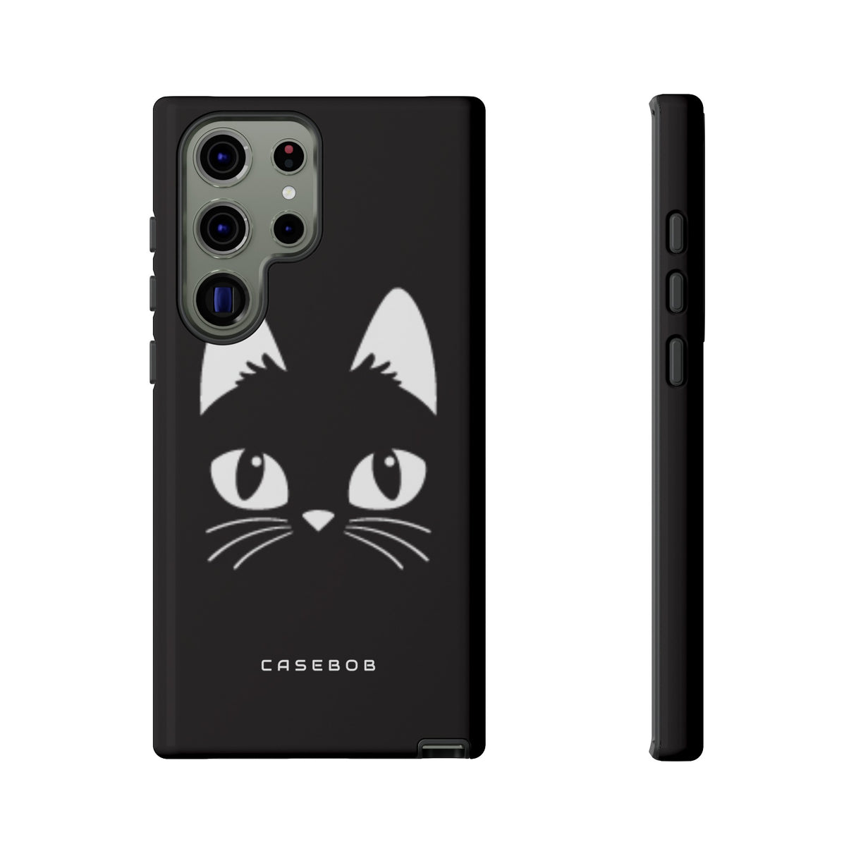 Cartoon Cat Icon - Protective Phone Case