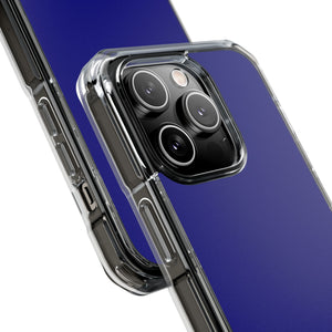 Marineblau | Handyhülle für iPhone (Clear Impact Case – magnetisch) 