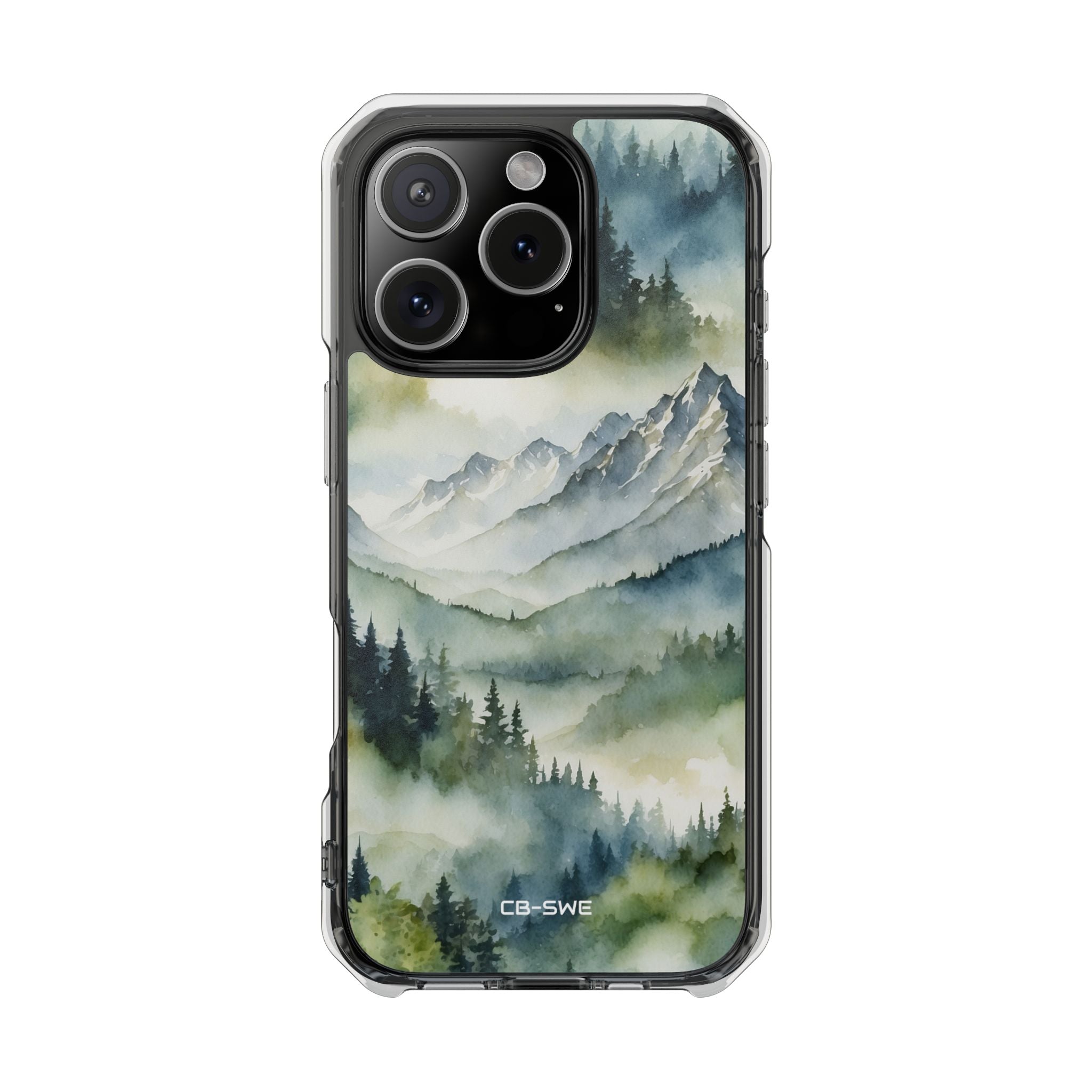 Misty Peaks Emerge iPhone Case - Impact