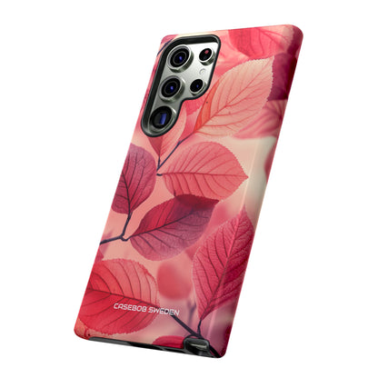 Pink Purple Nature Pattern - Tough Samsung S23 Phone Case