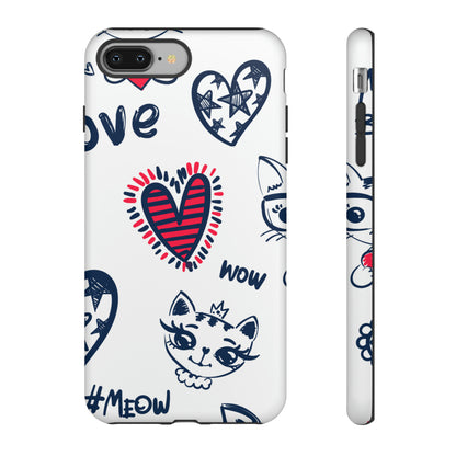 Cute Cat Wallpaper - Protective Phone Case