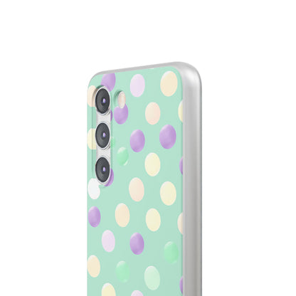 Pastel Polka Dots - Flexi Samsung S23 Phone Case