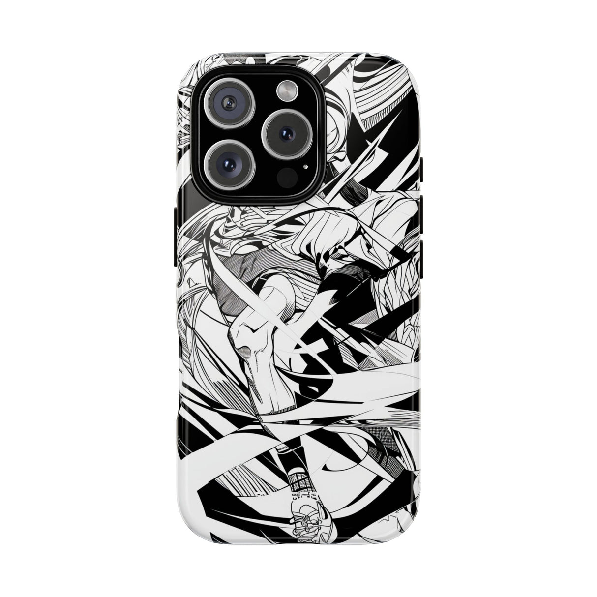 Dynamic Athletic Energy in Monochrome - for iPhone 16