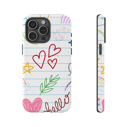 Hearts Dance Happily - iPhone Case