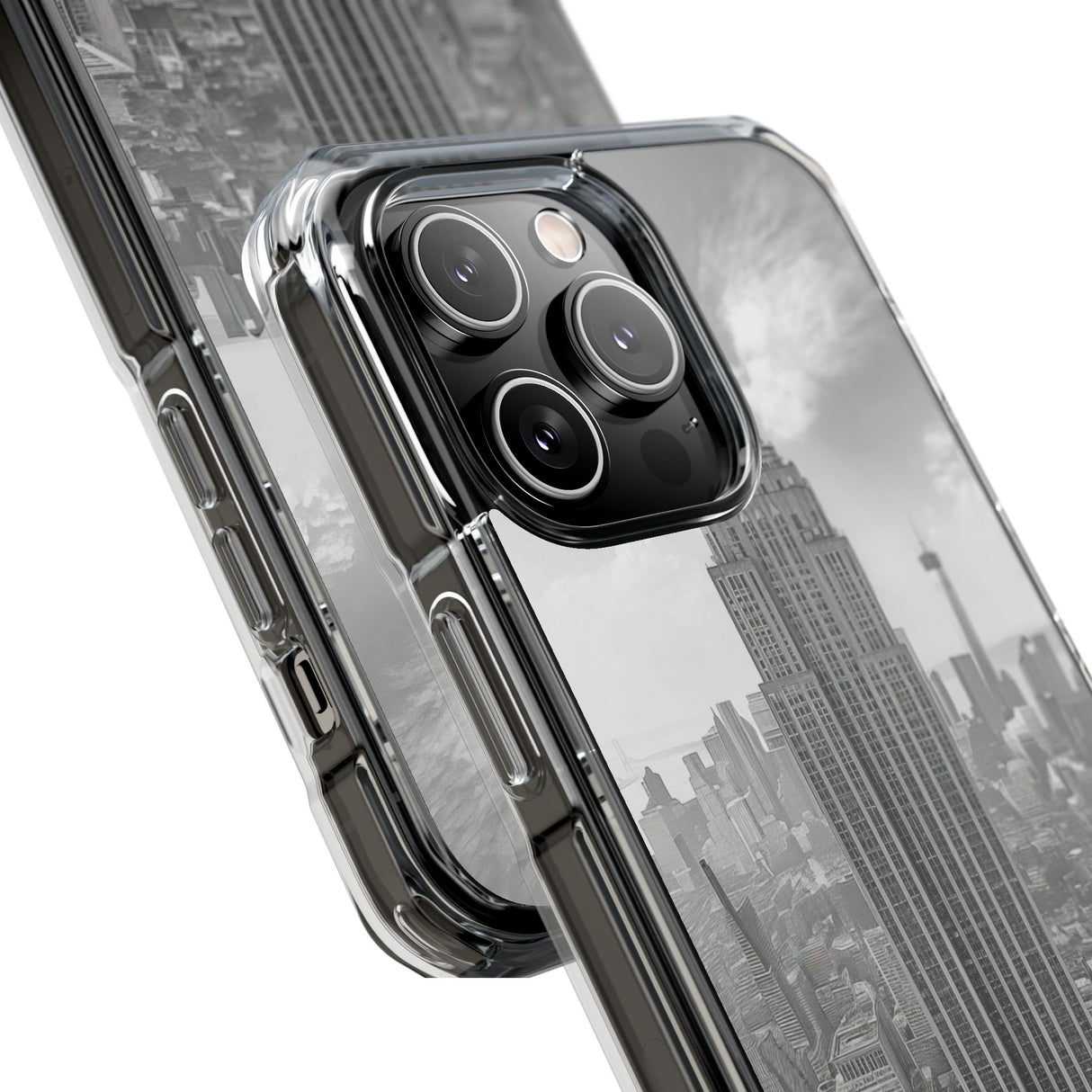 Urban Monoliths - Phone Case for iPhone (Clear Impact - Magnetic)