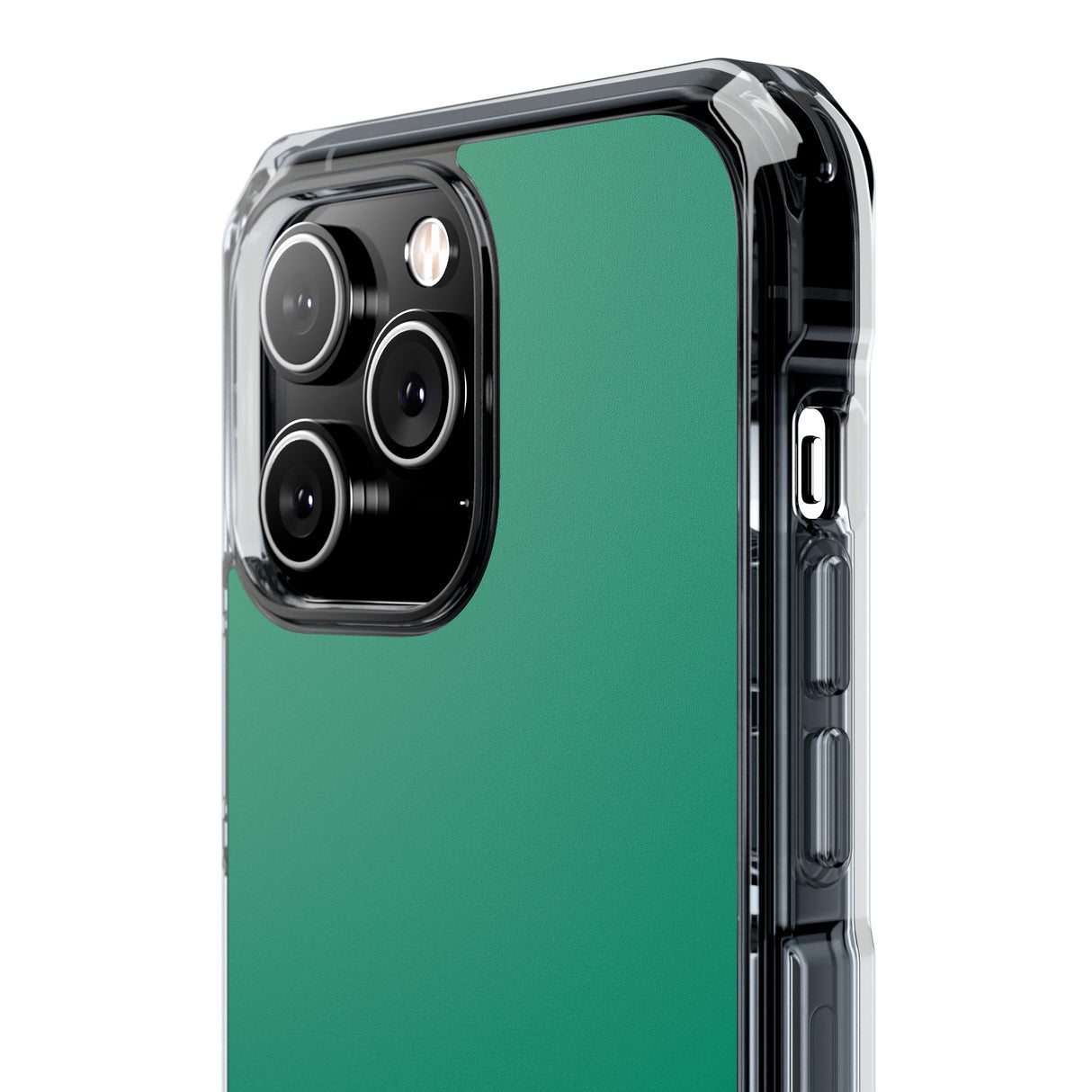 Emerald Green Shade | Phone Case for iPhone (Clear Impact Case - Magnetic)