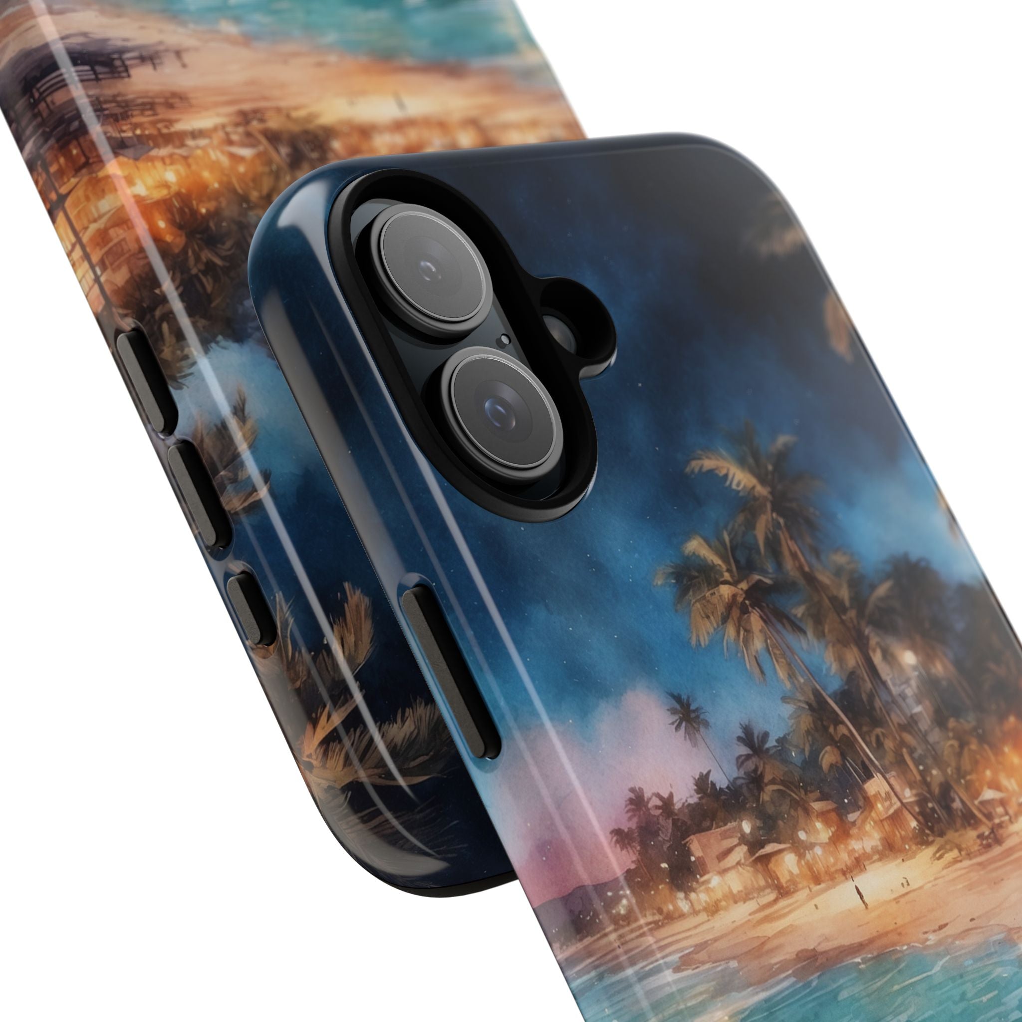 Moonlight Dances Water - iPhone Case