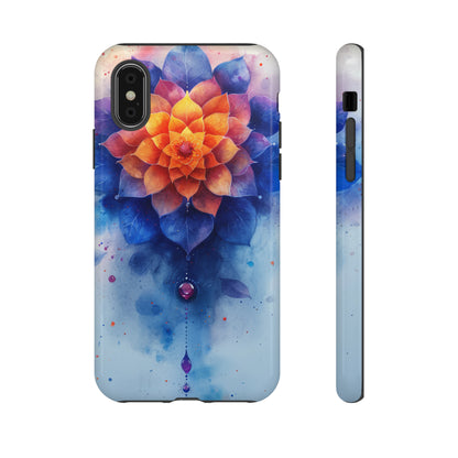 Blue Rose Mandala Serenity - Protective Phone Case