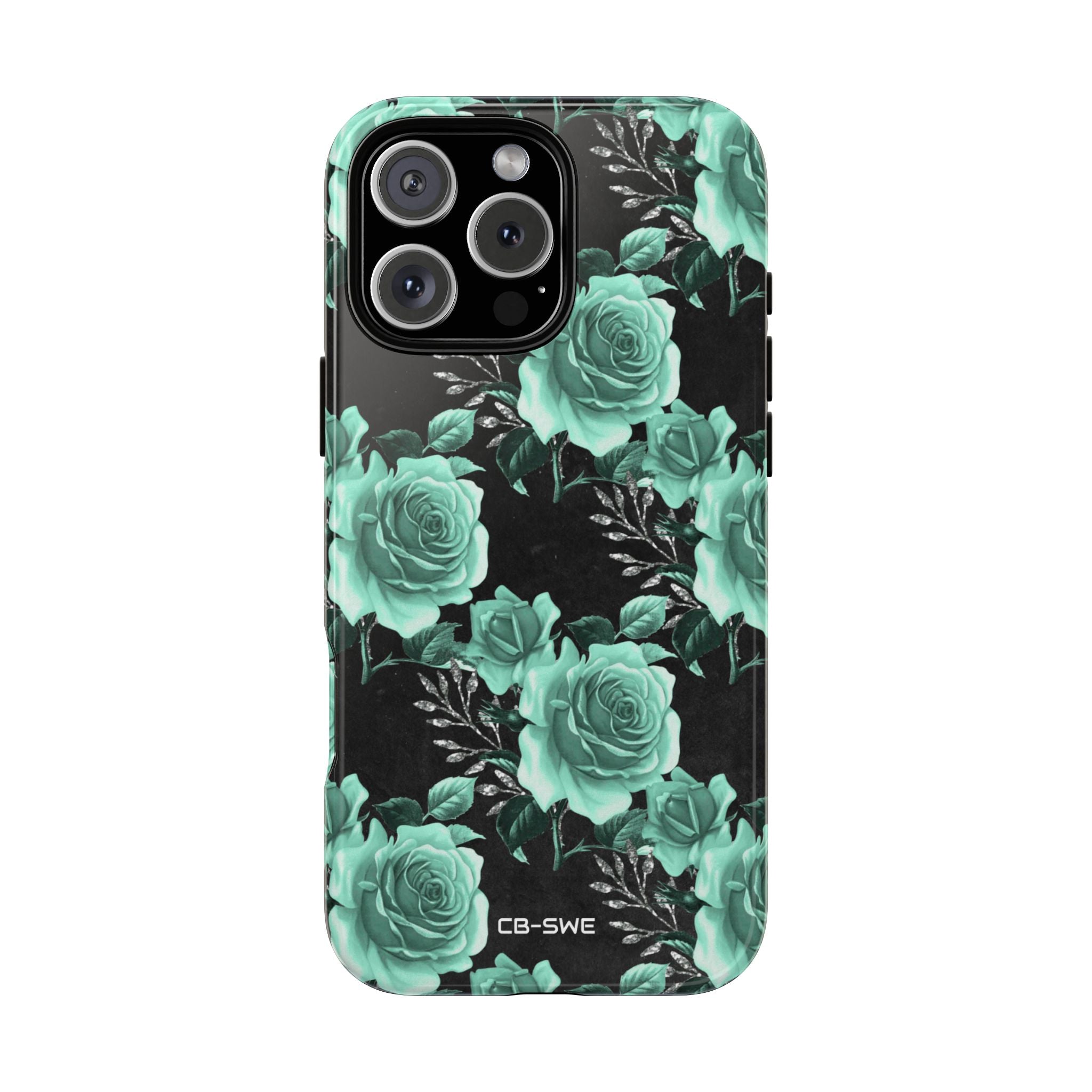Turquoise Rose Symphony - iPhone Case