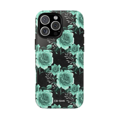 Turquoise Rose Symphony - iPhone Case