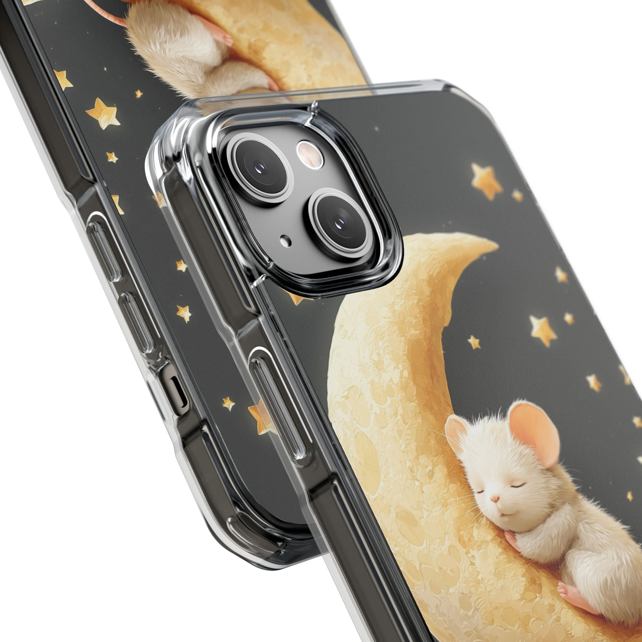 Moon Cradles Mouse iPhone Case - Impact