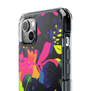 Neon Pantone Pattern | Phone Case for iPhone (Clear Impact Case - Magnetic)