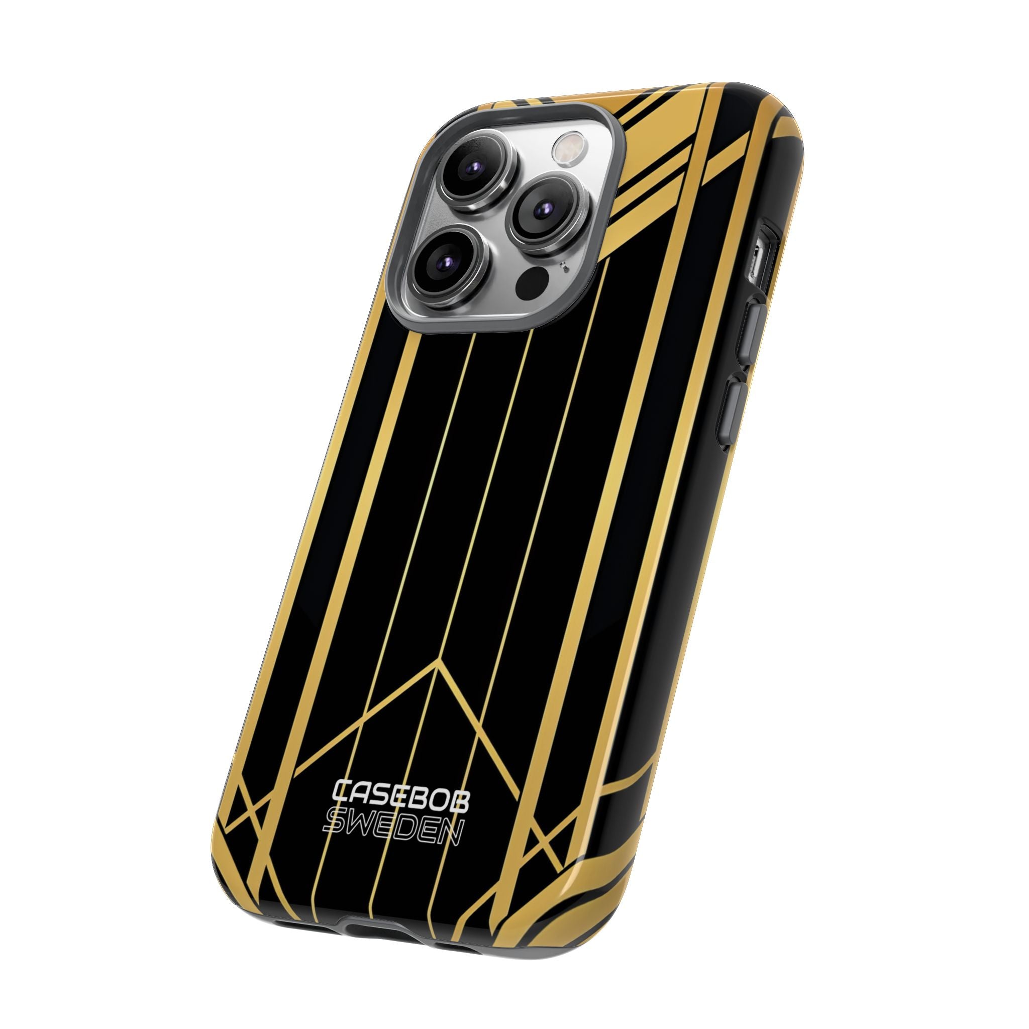 Golden Geometric Symphony iPhone 14 - Tough