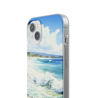 Foamy Wave Breeze iPhone 14 Plus Case - Soft