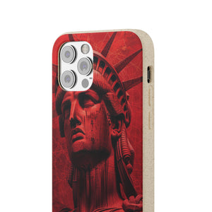 Red Liberty Revolution | Biodegradable Phone Case