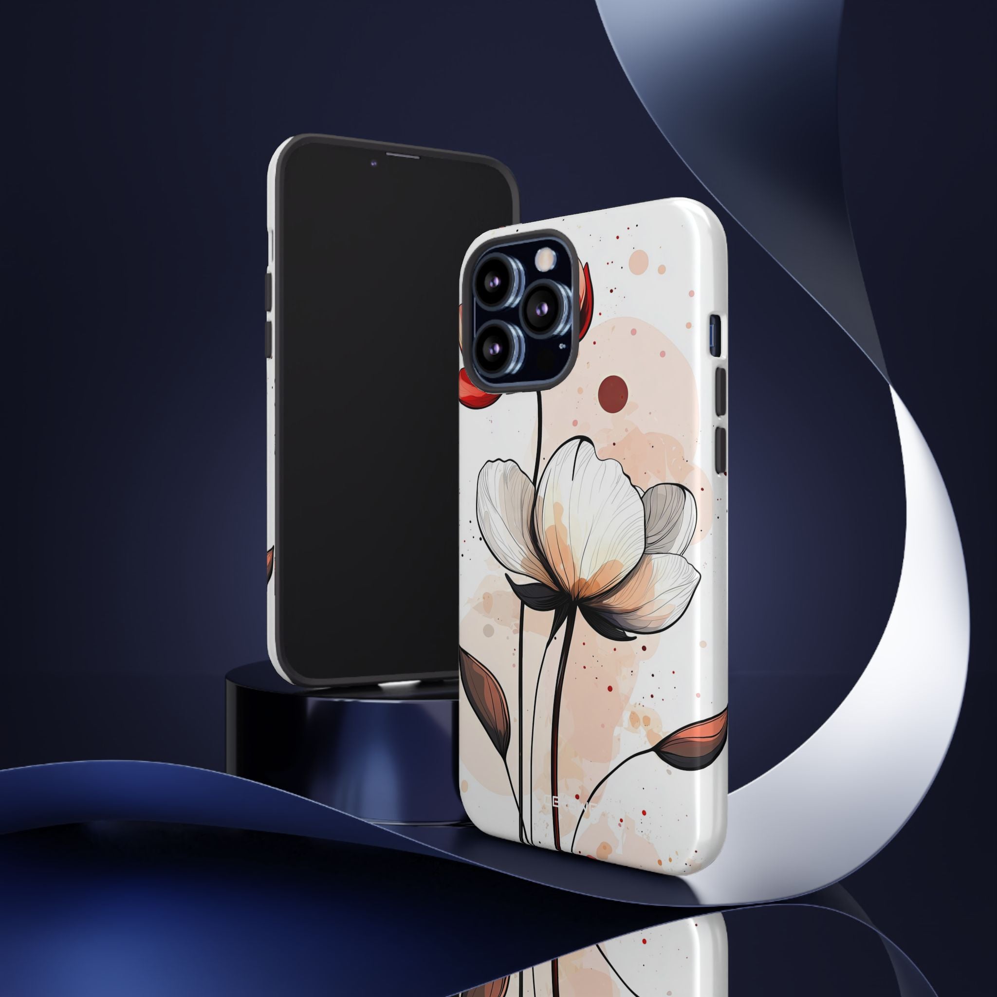 Vibrant Floral Elegance - iPhone Case