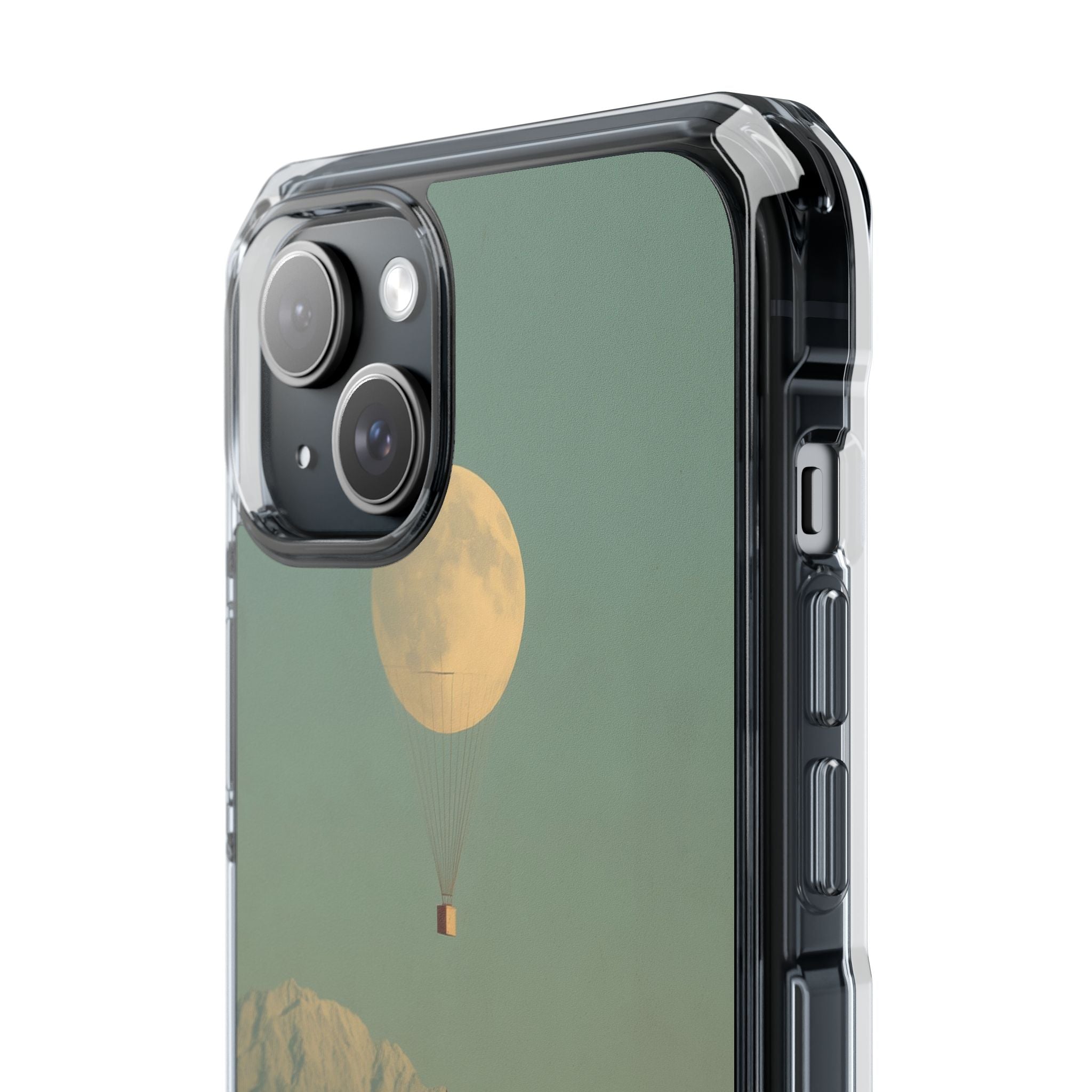 Moon Hovers Low iPhone Case - Impact