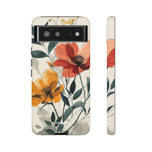 Serene Floral Harmony | Protective Phone Case for Google Pixel