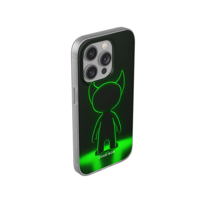Neon Horned Glow iPhone 14 Pro Case - Soft