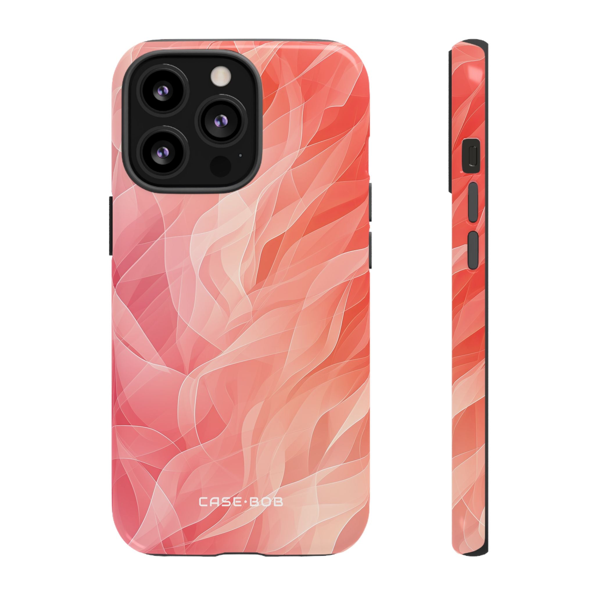 Peach Wave Drift iPhone 13 Pro Case - Tough