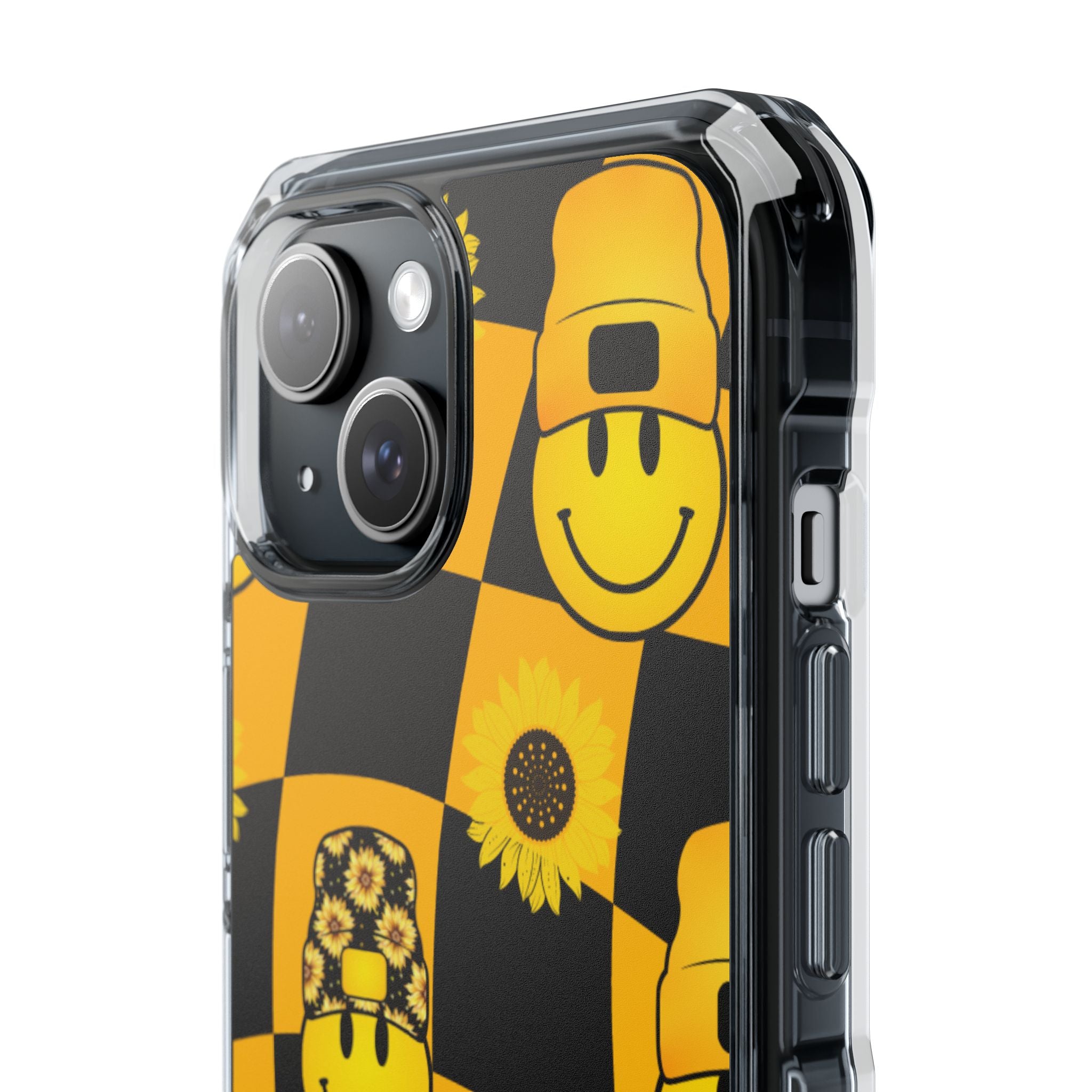 Joyful Checkered Smiles iPhone Case - Impact