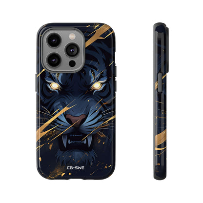 Tiger's Glowing Gaze - iPhone Case