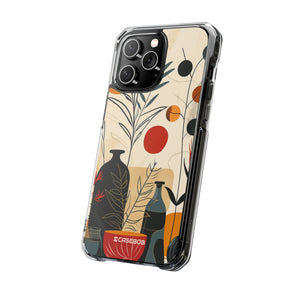 Botanical Harmony - Phone Case for iPhone (Clear Impact - Magnetic)