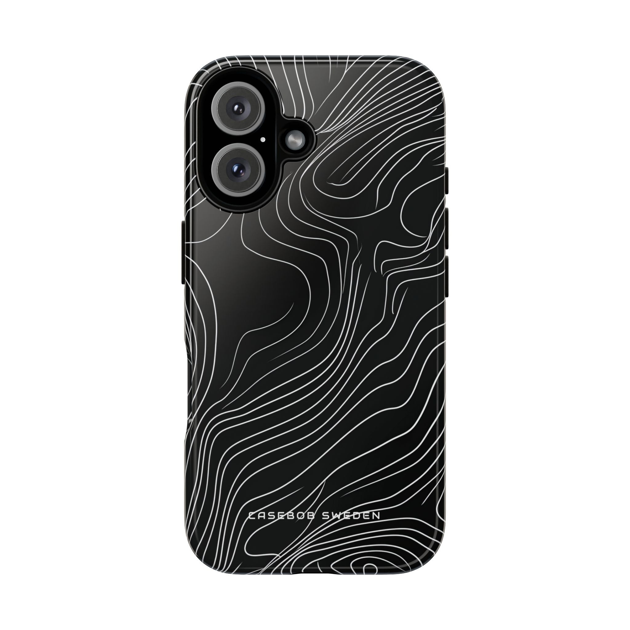 Contour Waveform Flow iPhone 16 - Tough Phone Case