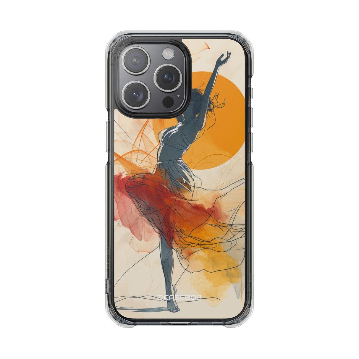 Sunlit Grace - Phone Case for iPhone (Clear Impact - Magnetic)