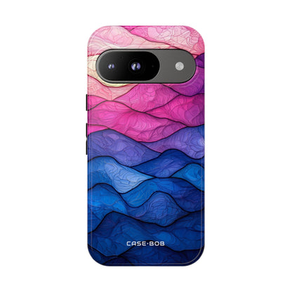 Wavy Vein Gradient Google Pixel 9 Case - Tough