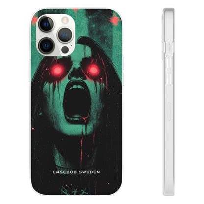 Haunting Glow of Gothic Eyes iPhone 12 - Flexi Phone Case