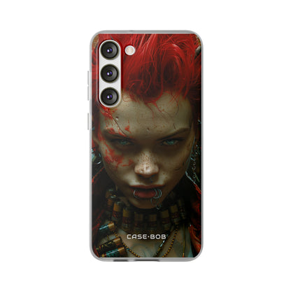 Red Spike Gaze Samsung S23 Plus Case - Soft