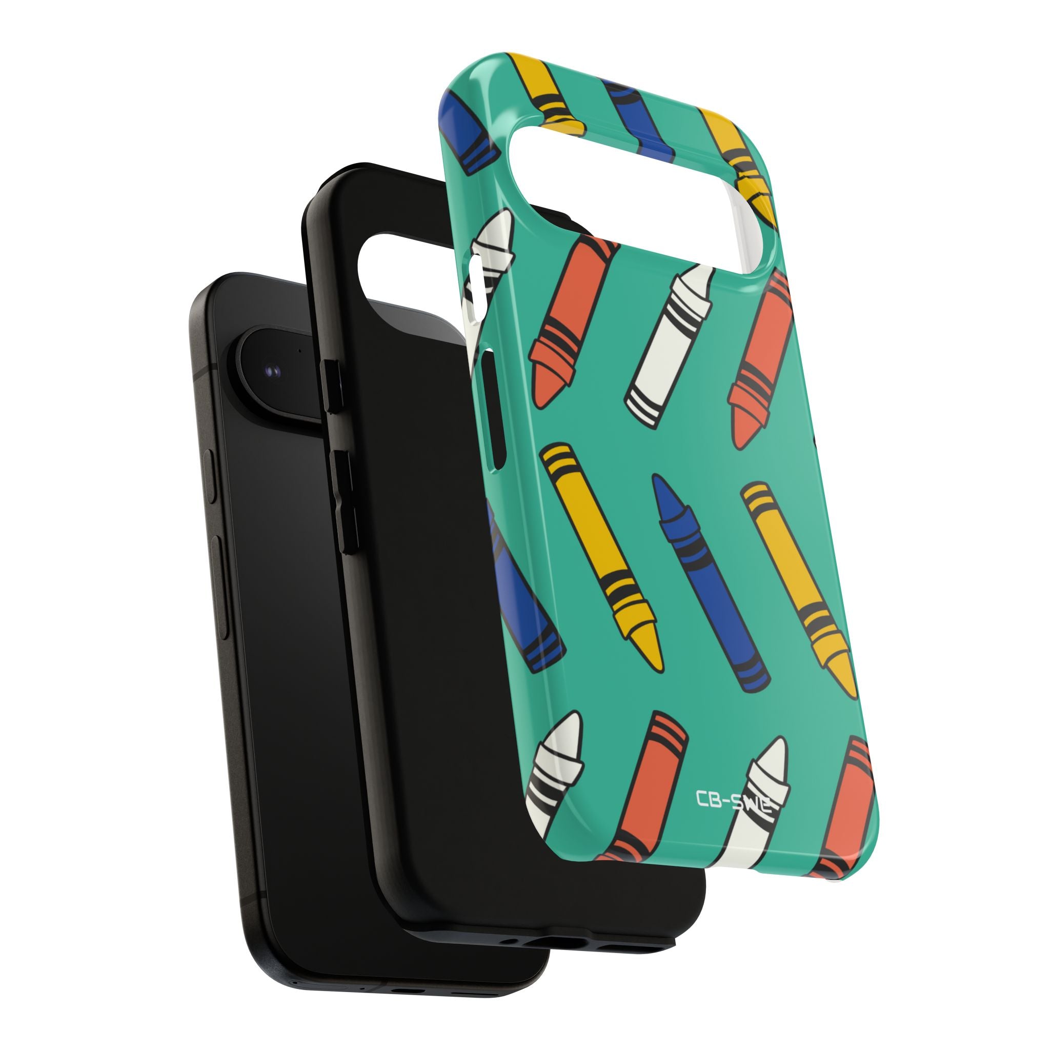 Crayons Dance Playfully - Google Pixel Case