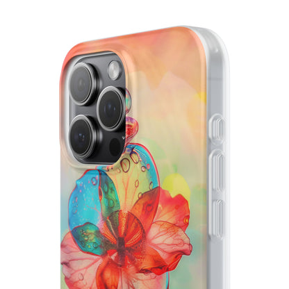 Ethereal Glass Flower iPhone 15 - Flexi Phone Case