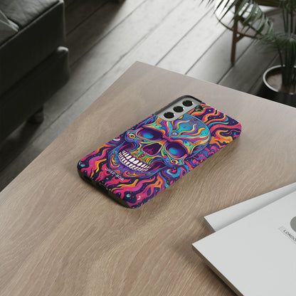 Flaming Skull Samsung S22 Plus Case - Tough