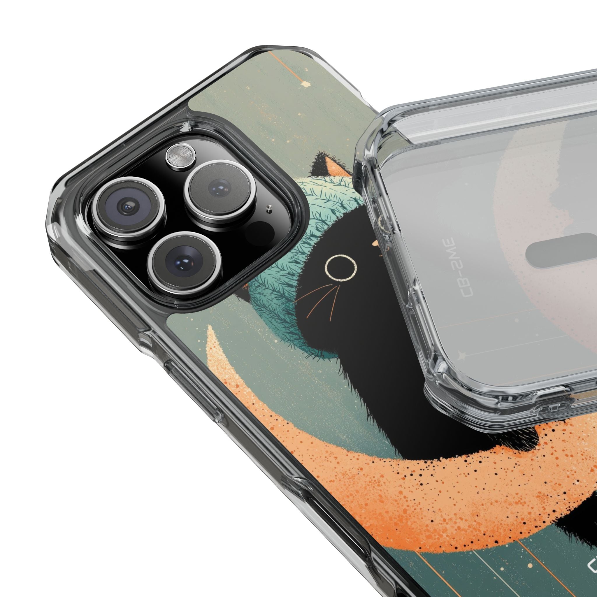 Cat Sits Dreaming iPhone Case - Impact