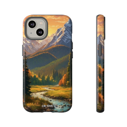 Mountain Reflections Glimmer - iPhone Case