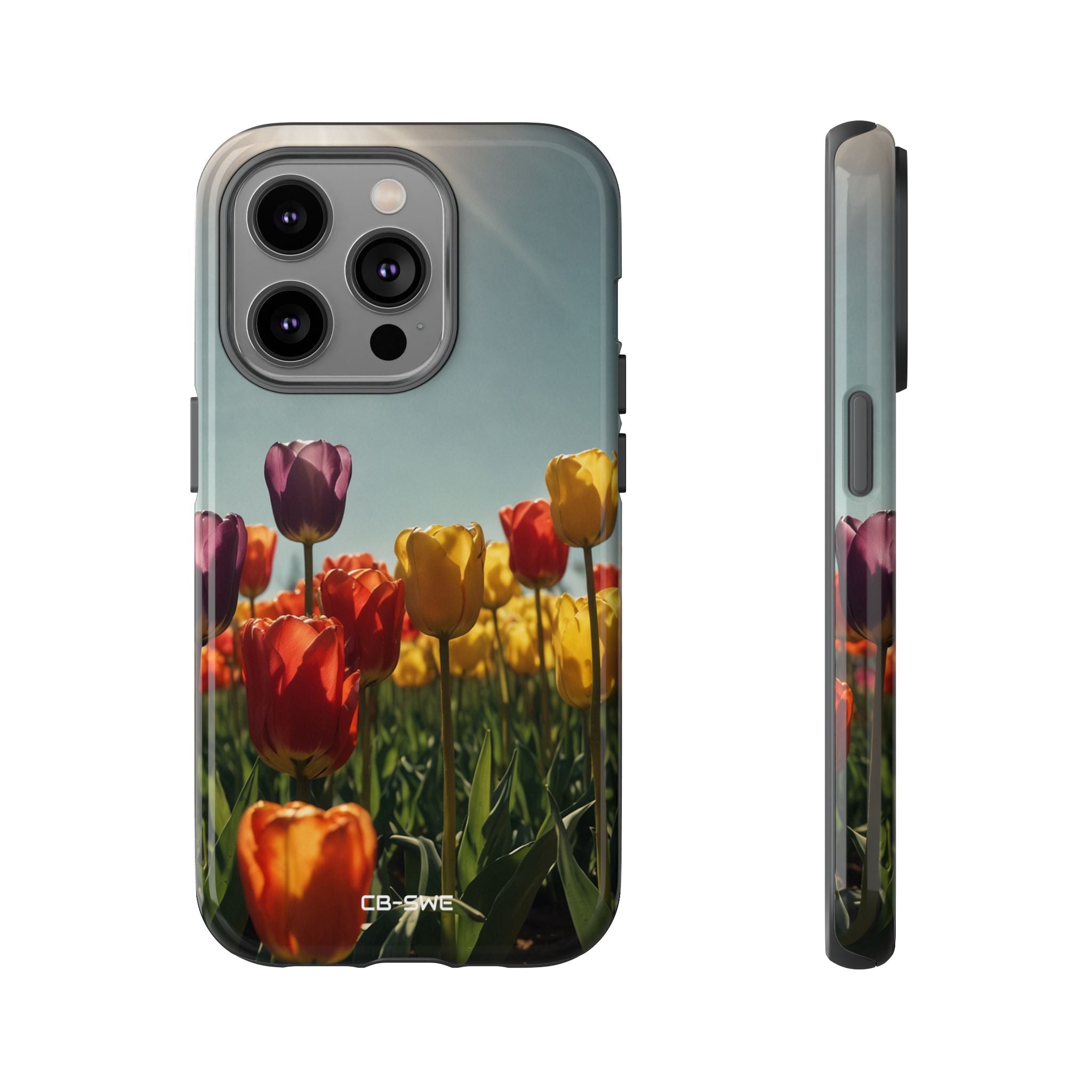 Tulips Embrace Sunlight - iPhone Case